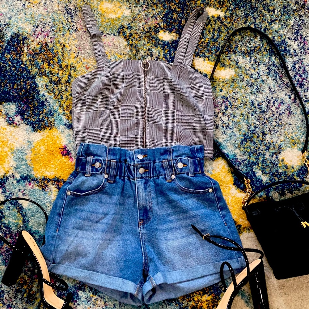 Plaid Crop Top